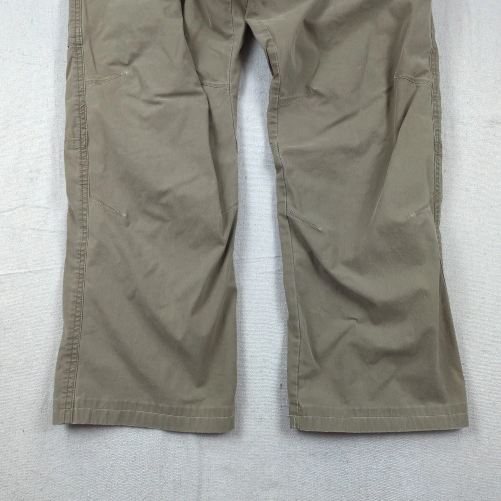 Kuhl Pants Mens 36x31* Khaki Revolvr Outdoot Hiking Camping Casual Hemmed